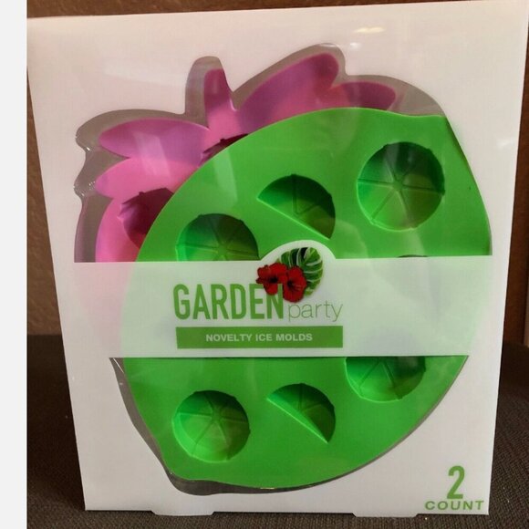 NEW in Package Garden Party Novelty Ice Molds Chocolate Jello Molds Set of 3 NEW - Picture 6 of 7